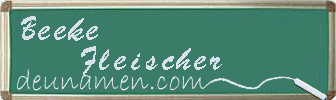 Beeke Fleischer Visitenkarte